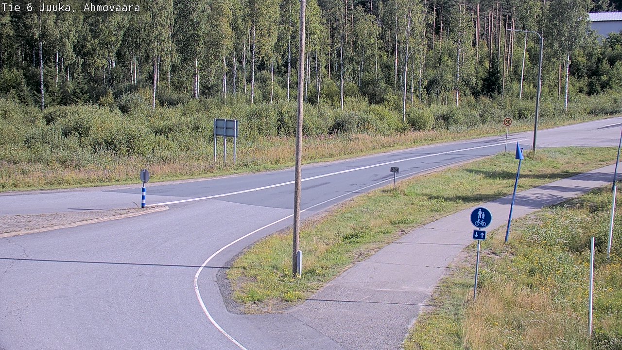 Weather Camera Image Road 6 Juuka, Ahmovaara, Juuka, Pohjois-Karjala