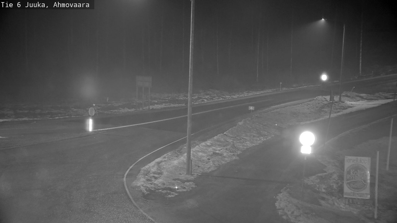 Weather Camera Image Road 6 Juuka, Ahmovaara, Juuka, Pohjois-Karjala