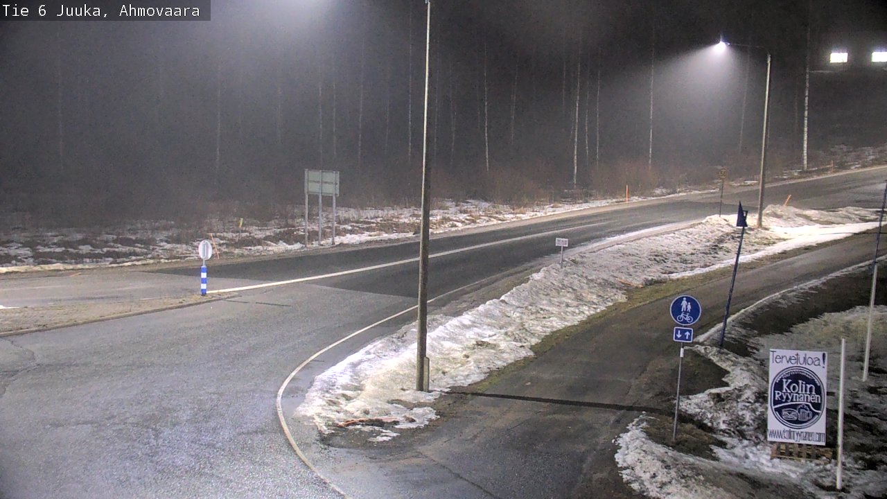 Weather Camera Image Road 6 Juuka, Ahmovaara, Juuka, Pohjois-Karjala