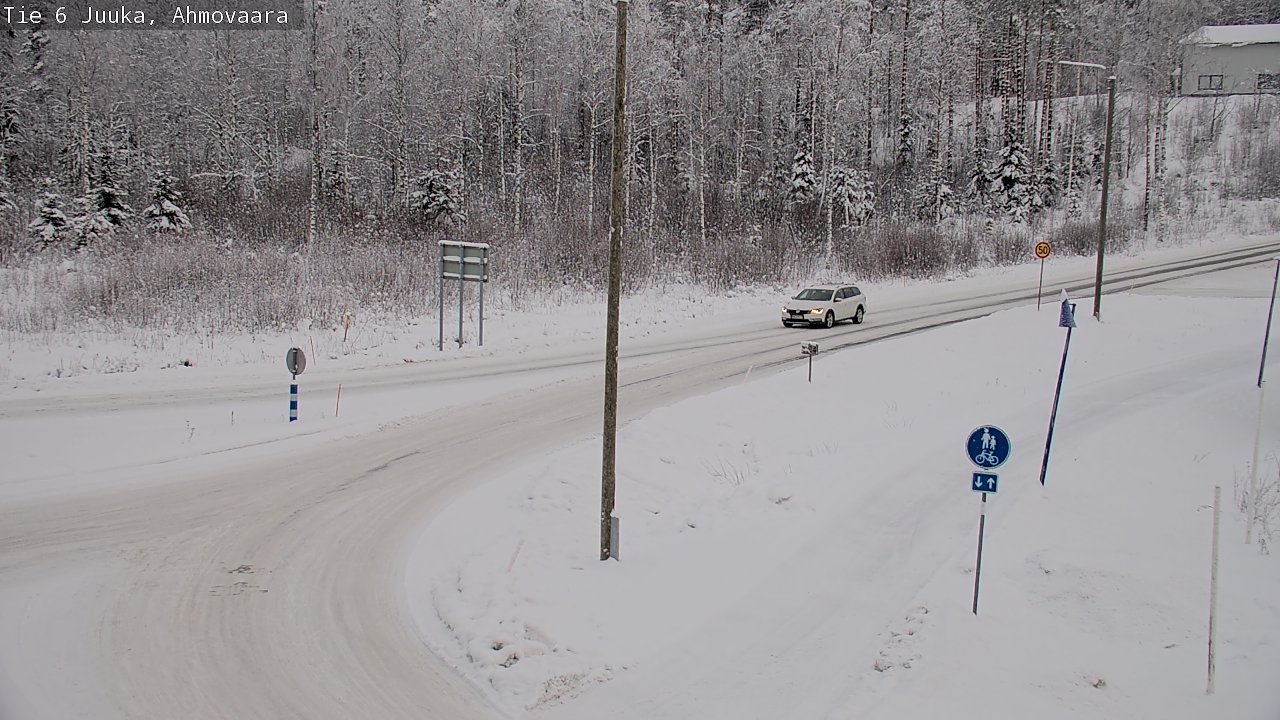 Weather Camera Image Road 6 Juuka, Ahmovaara, Juuka, Pohjois-Karjala