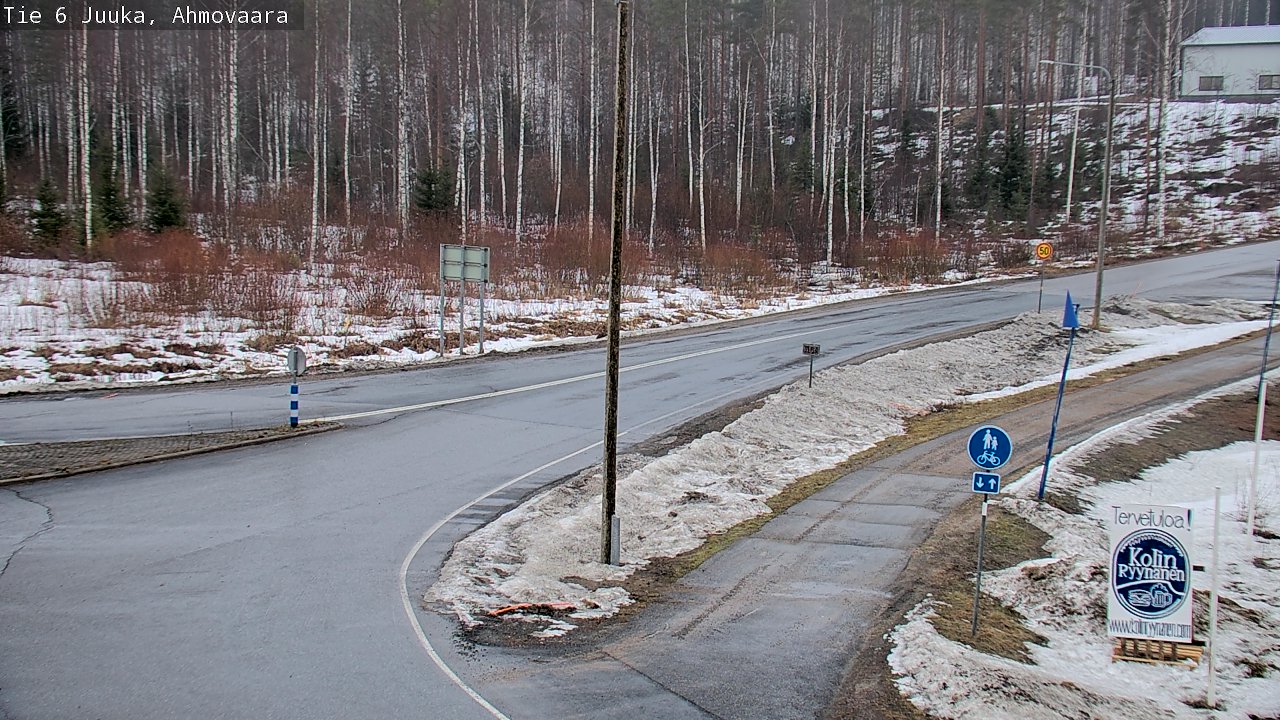 Weather Camera Image Road 6 Juuka, Ahmovaara, Juuka, Pohjois-Karjala