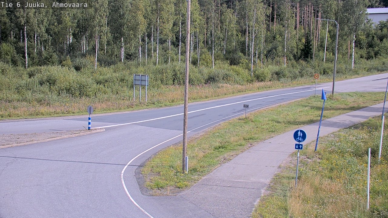 Weather Camera Image Road 6 Juuka, Ahmovaara, Juuka, Pohjois-Karjala