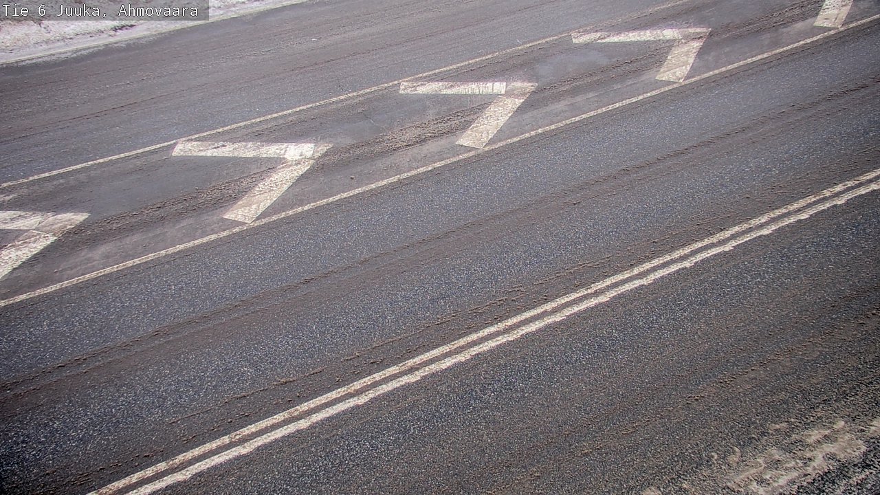Weather Camera Image Väg 6 Juga, Ahmovaara, Juuka, Pohjois-Karjala