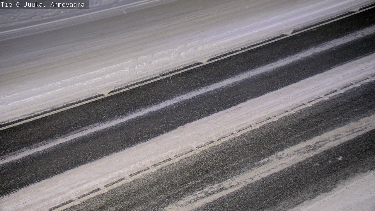 Weather Camera Image Väg 6 Juga, Ahmovaara, Juuka, Pohjois-Karjala