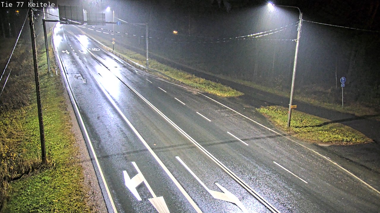 Weather Camera Image Väg 77 Keitele, Keitele, Pohjois-Savo