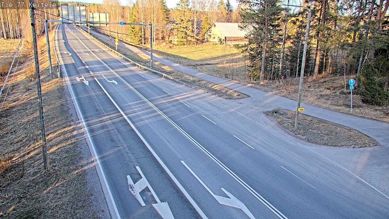 Weather Camera Image Väg 77 Keitele, Keitele, Pohjois-Savo