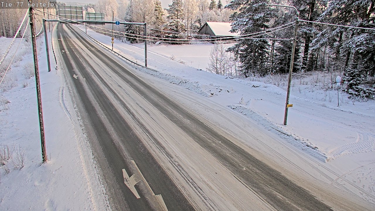 Weather Camera Image Väg 77 Keitele, Keitele, Pohjois-Savo