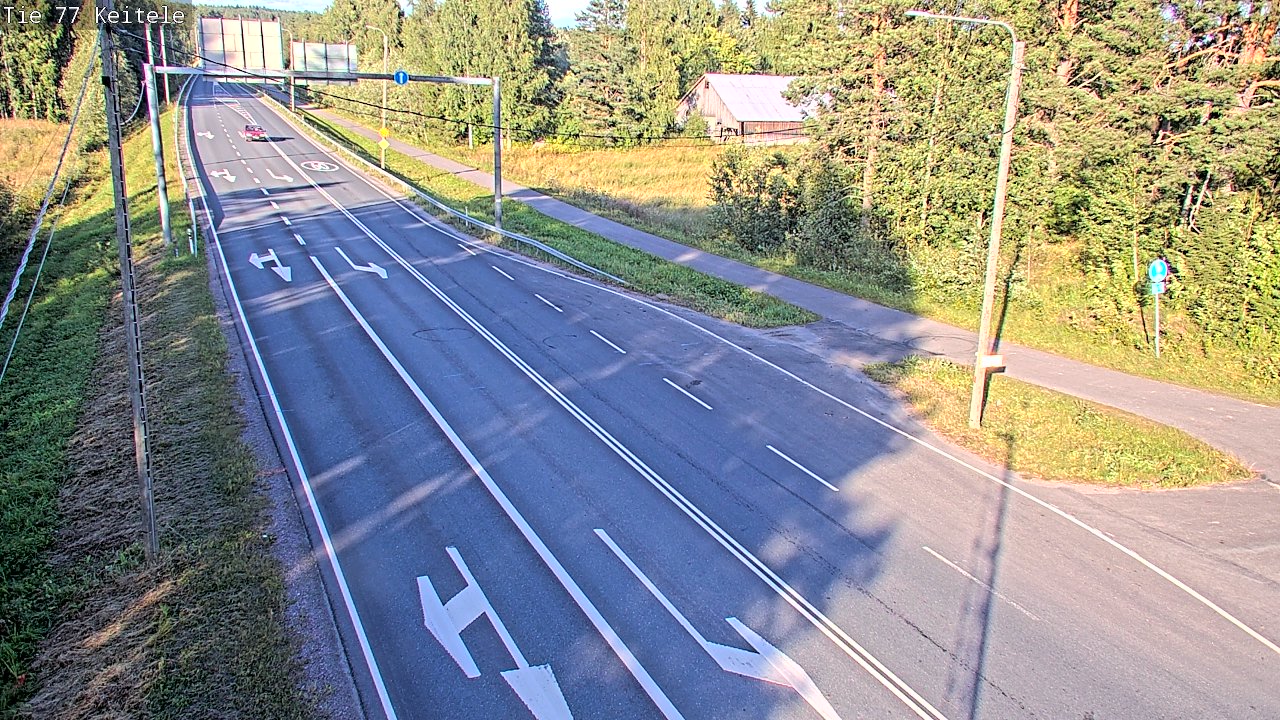 Weather Camera Image Road 77 Keitele, Keitele, Pohjois-Savo