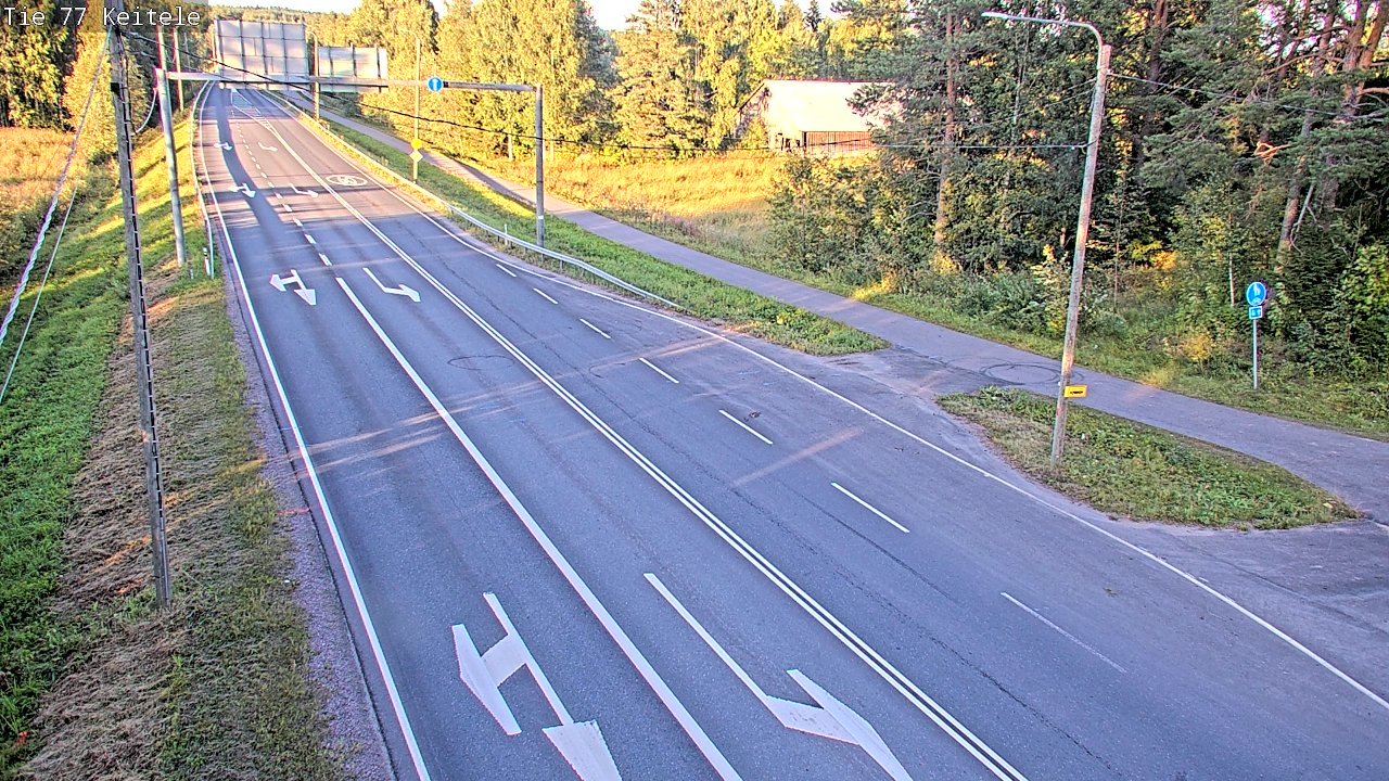 Weather Camera Image Road 77 Keitele, Keitele, Pohjois-Savo