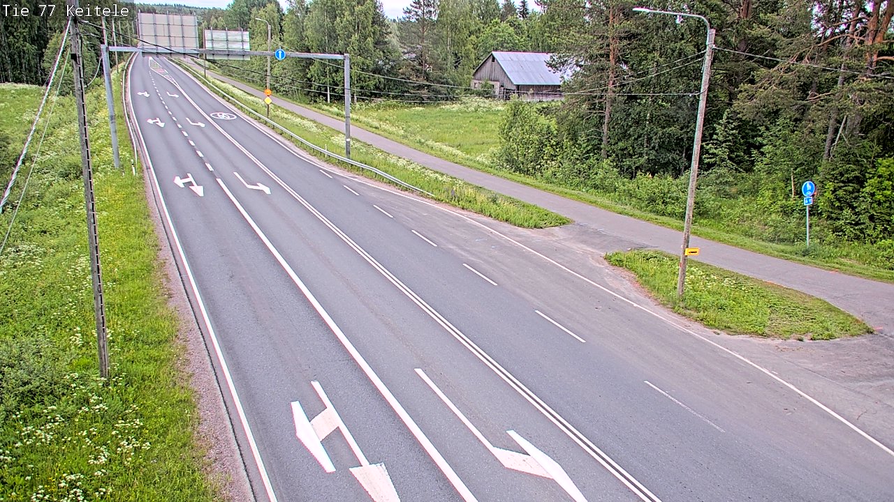 Kelikamerat Kuva Tie 77 Keitele, Keitele, Pohjois-Savo