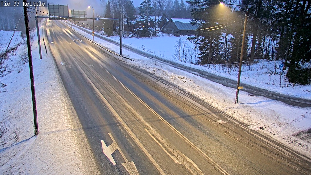 Weather Camera Image Väg 77 Keitele, Keitele, Pohjois-Savo