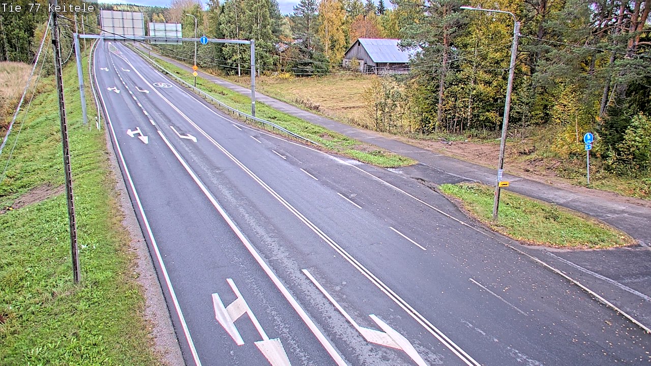 Weather Camera Image Road 77 Keitele, Keitele, Pohjois-Savo