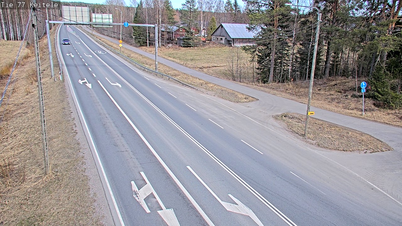 Weather Camera Image Väg 77 Keitele, Keitele, Pohjois-Savo