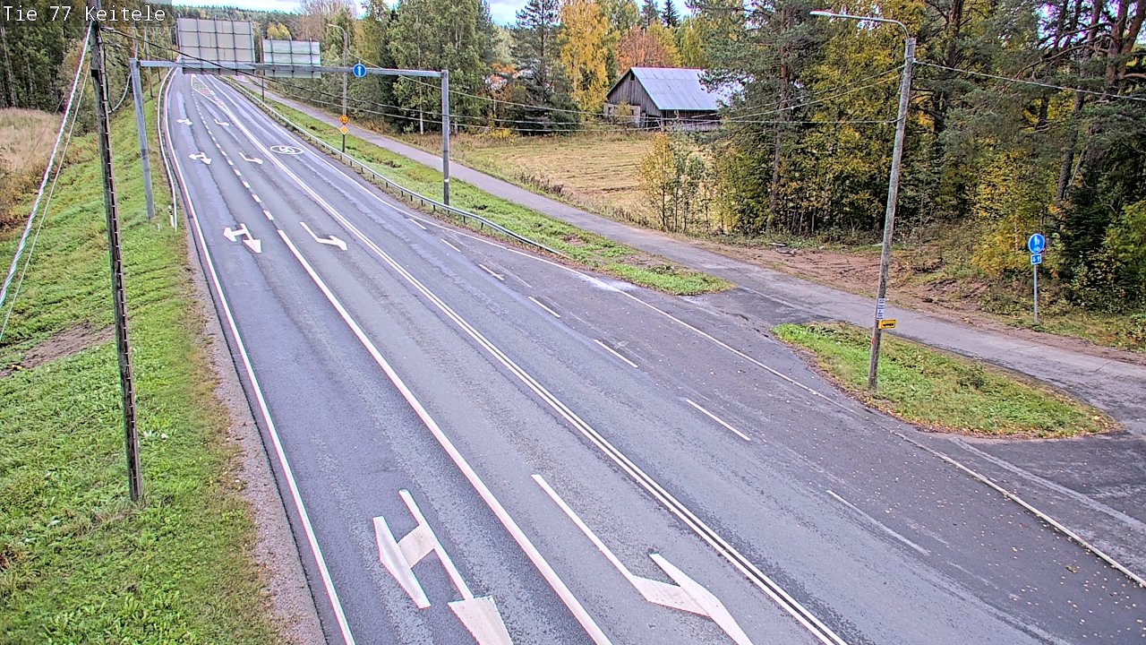 Weather Camera Image Road 77 Keitele, Keitele, Pohjois-Savo