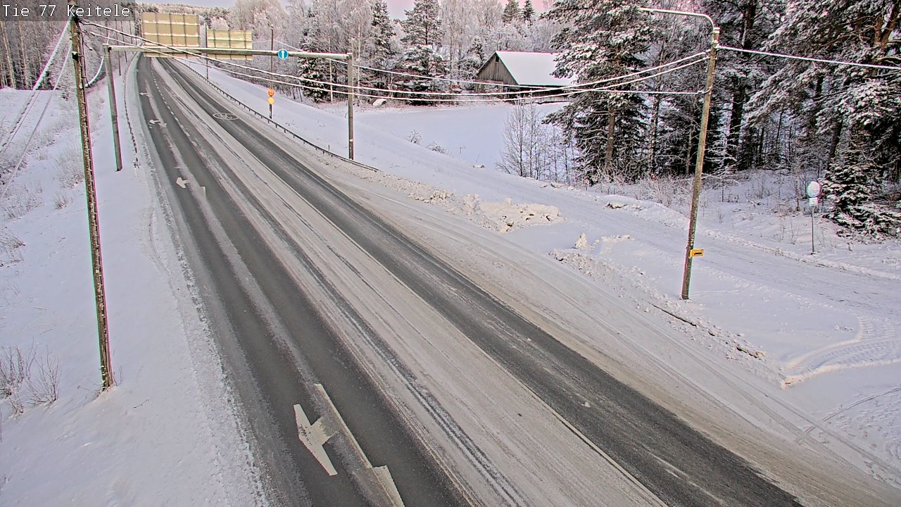 Weather Camera Image Väg 77 Keitele, Keitele, Pohjois-Savo