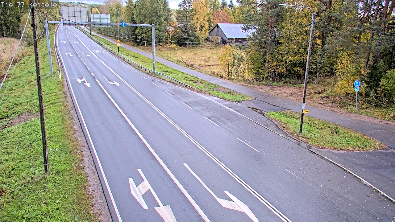 Weather Camera Image Road 77 Keitele, Keitele, Pohjois-Savo