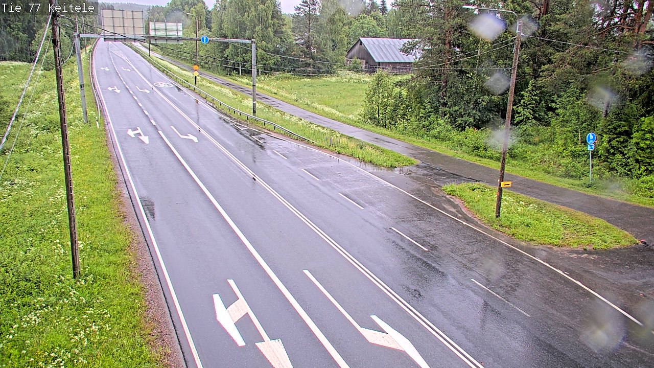 Weather Camera Image Road 77 Keitele, Keitele, Pohjois-Savo