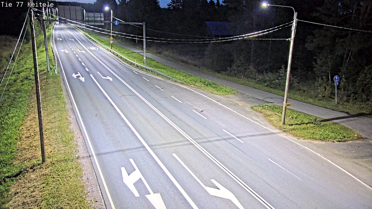 Weather Camera Image Road 77 Keitele, Keitele, Pohjois-Savo