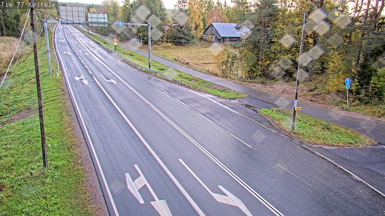 Weather Camera Image Road 77 Keitele, Keitele, Pohjois-Savo