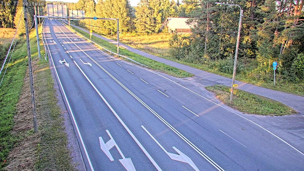Weather Camera Image Road 77 Keitele, Keitele, Pohjois-Savo