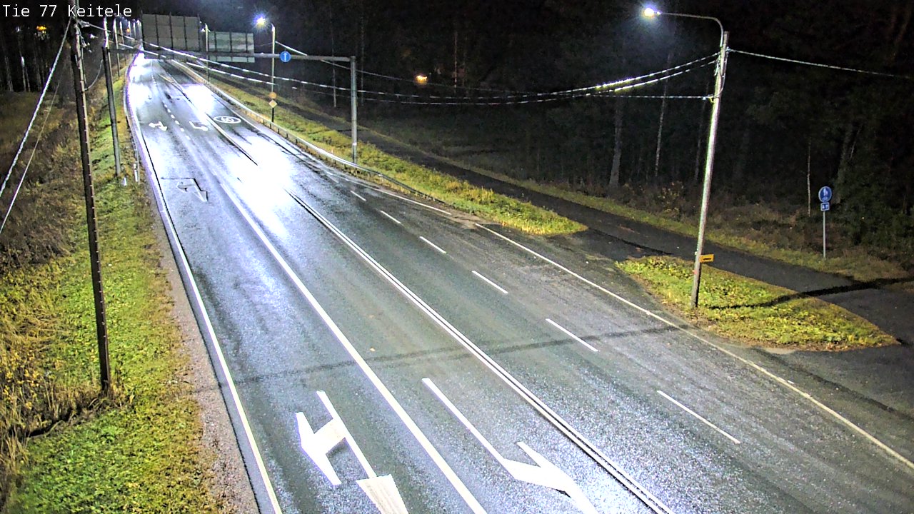 Weather Camera Image Road 77 Keitele, Keitele, Pohjois-Savo