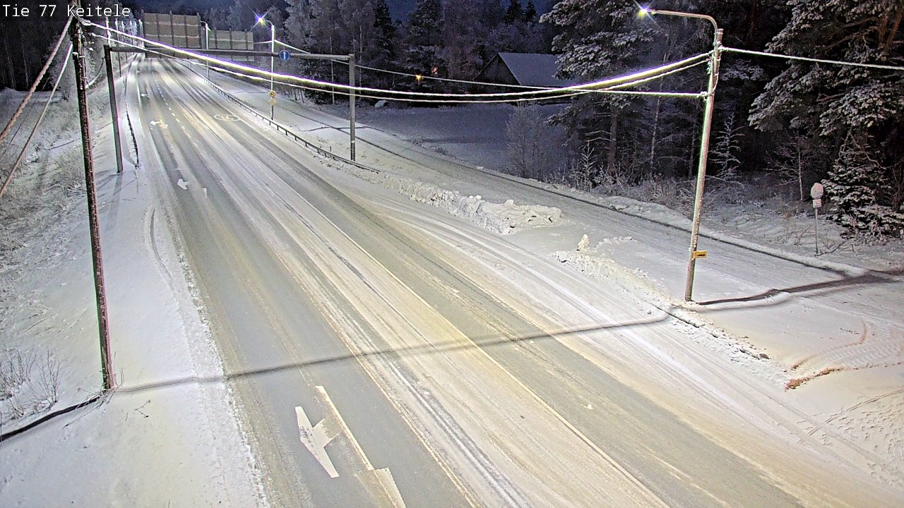 Weather Camera Image Road 77 Keitele, Keitele, Pohjois-Savo