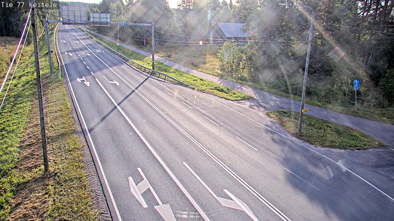 Weather Camera Image Road 77 Keitele, Keitele, Pohjois-Savo