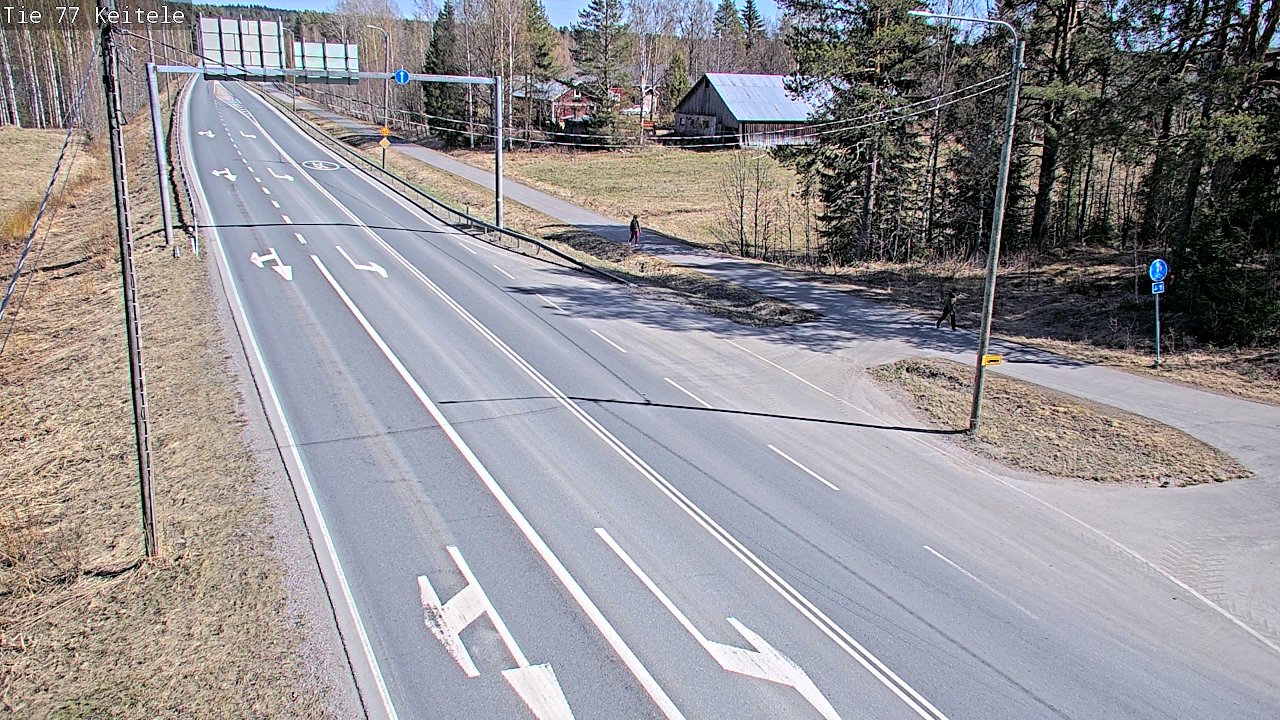 Weather Camera Image Road 77 Keitele, Keitele, Pohjois-Savo