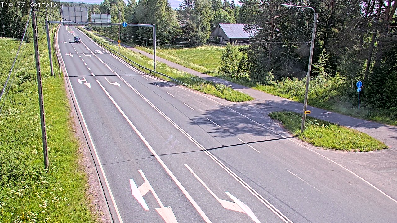 Kelikamerat Kuva Tie 77 Keitele, Keitele, Pohjois-Savo