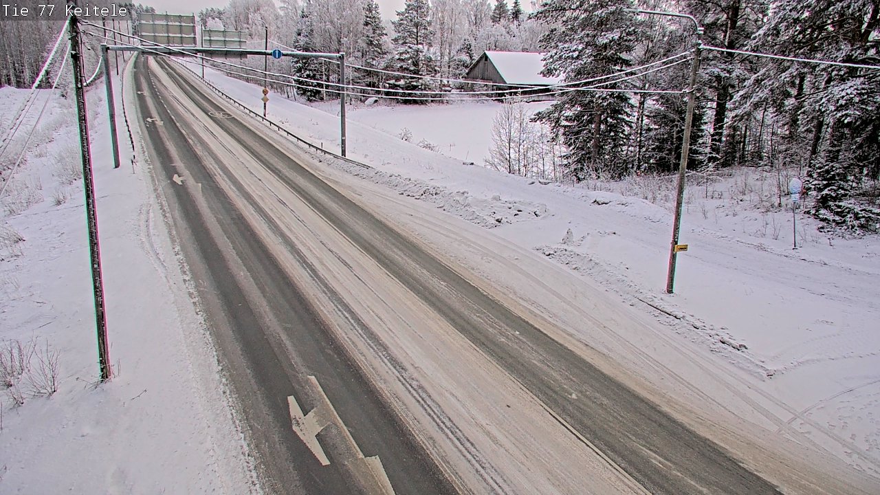 Weather Camera Image Väg 77 Keitele, Keitele, Pohjois-Savo
