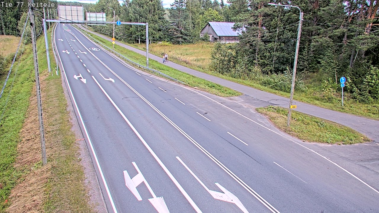 Weather Camera Image Road 77 Keitele, Keitele, Pohjois-Savo
