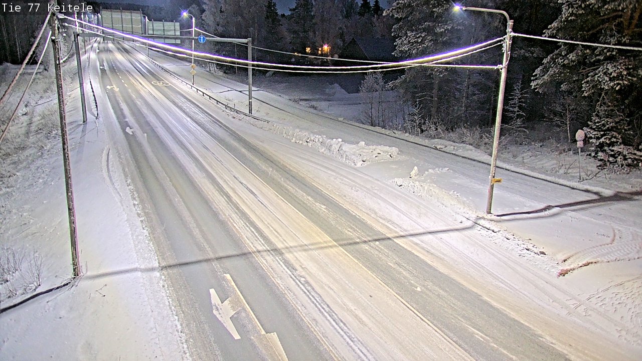 Weather Camera Image Väg 77 Keitele, Keitele, Pohjois-Savo