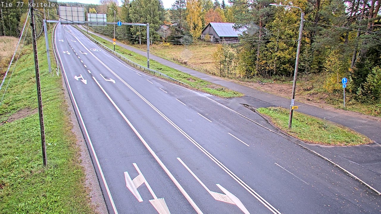 Weather Camera Image Road 77 Keitele, Keitele, Pohjois-Savo