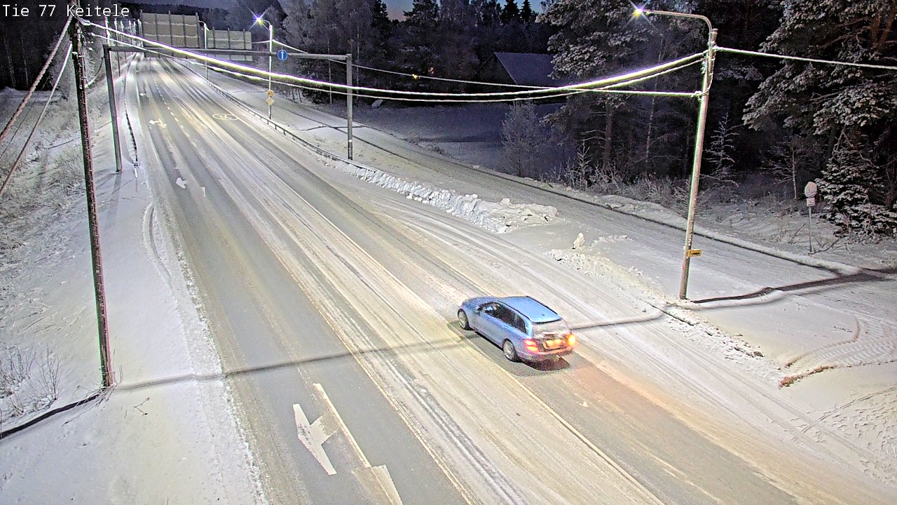 Weather Camera Image Road 77 Keitele, Keitele, Pohjois-Savo