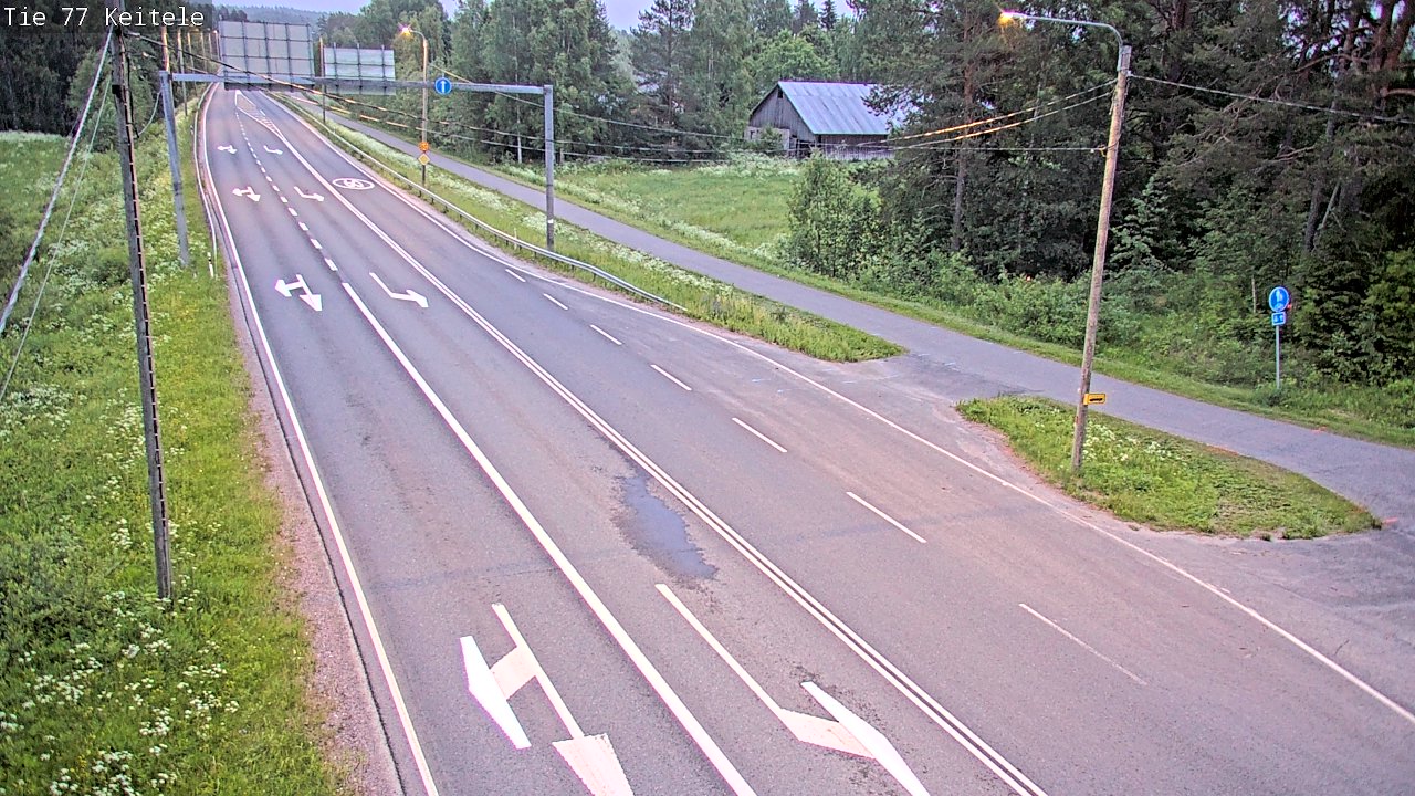 Kelikamerat Kuva Tie 77 Keitele, Keitele, Pohjois-Savo