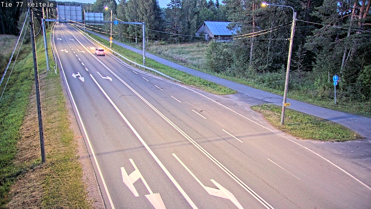 Weather Camera Image Road 77 Keitele, Keitele, Pohjois-Savo