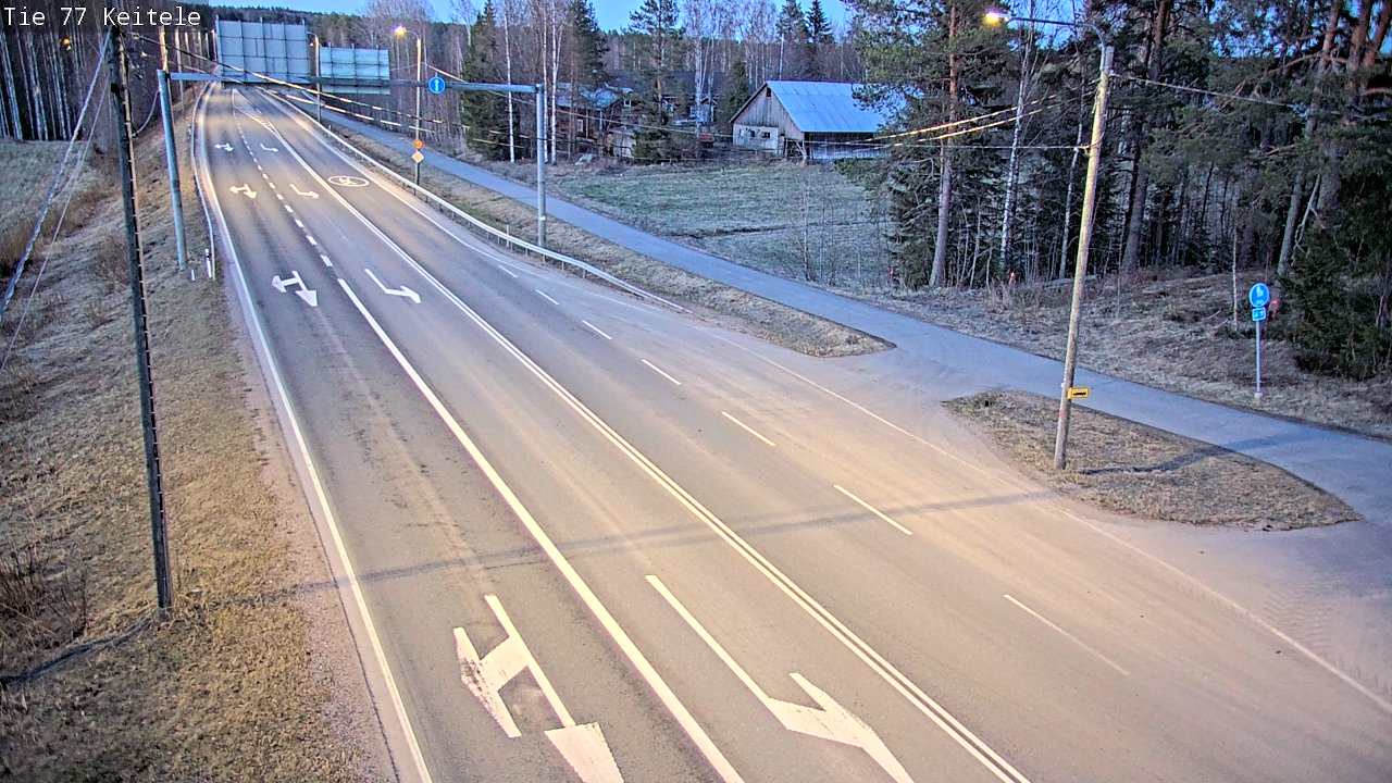 Weather Camera Image Väg 77 Keitele, Keitele, Pohjois-Savo