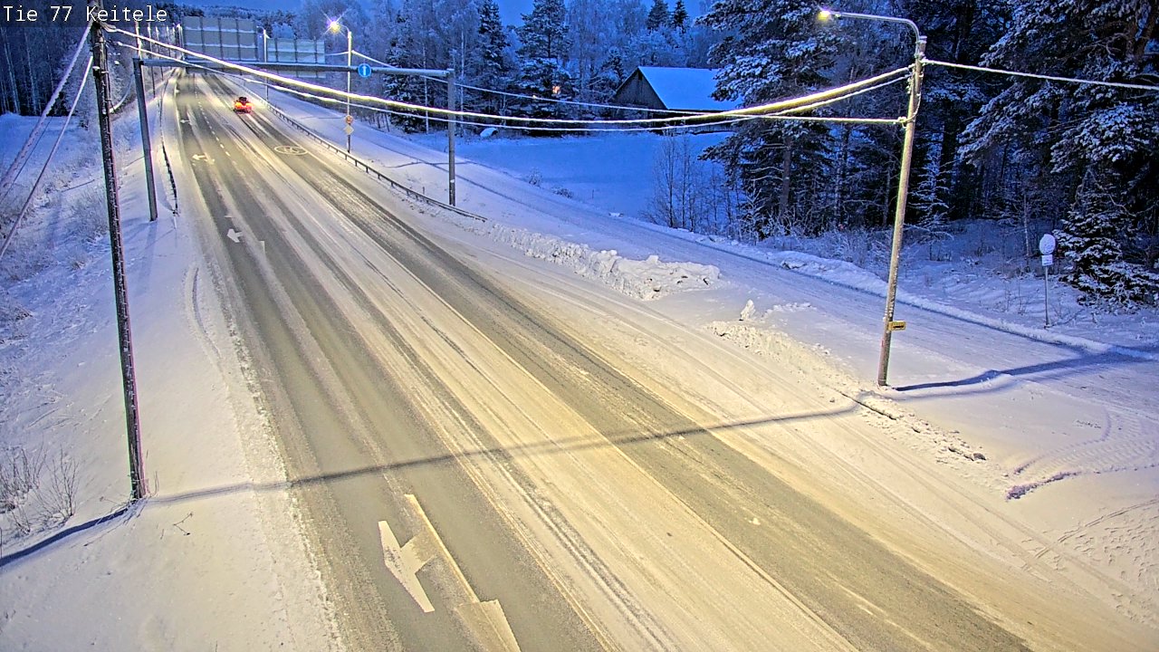 Weather Camera Image Väg 77 Keitele, Keitele, Pohjois-Savo
