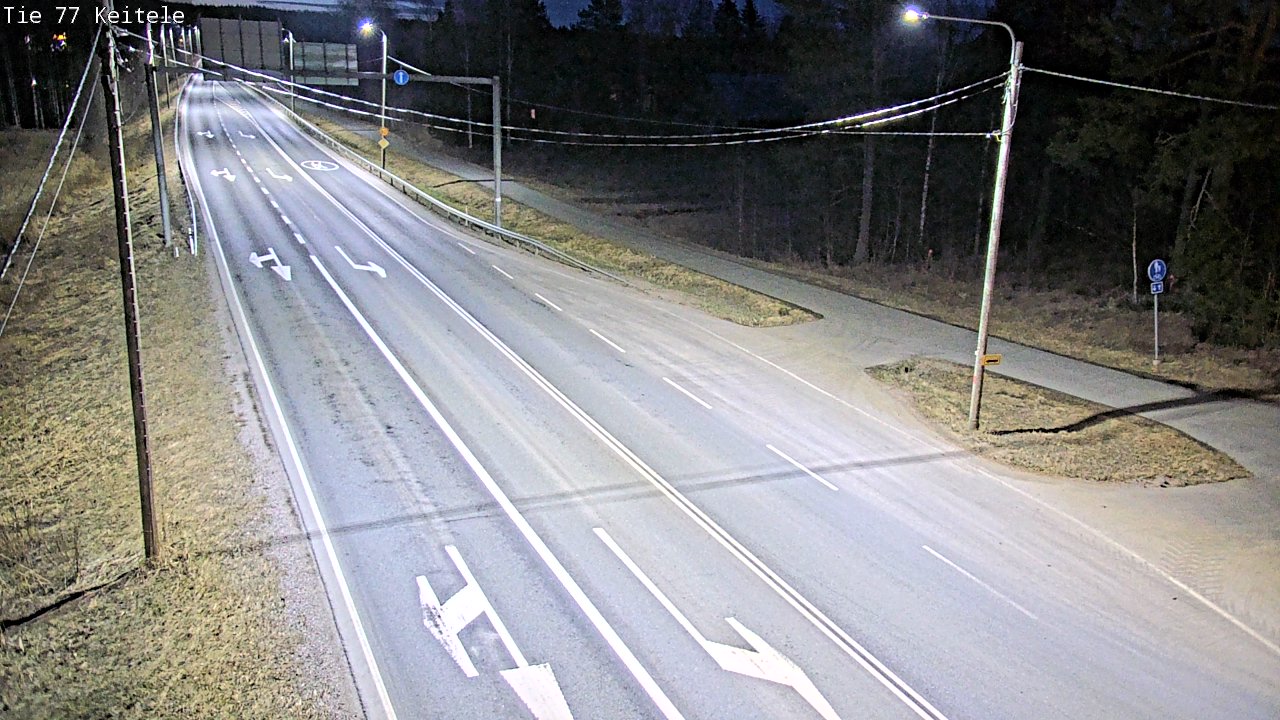 Weather Camera Image Road 77 Keitele, Keitele, Pohjois-Savo
