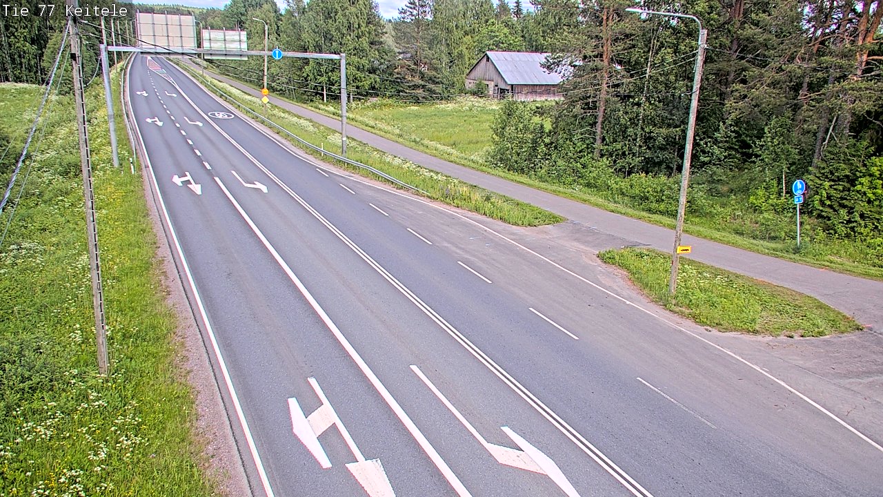 Kelikamerat Kuva Tie 77 Keitele, Keitele, Pohjois-Savo