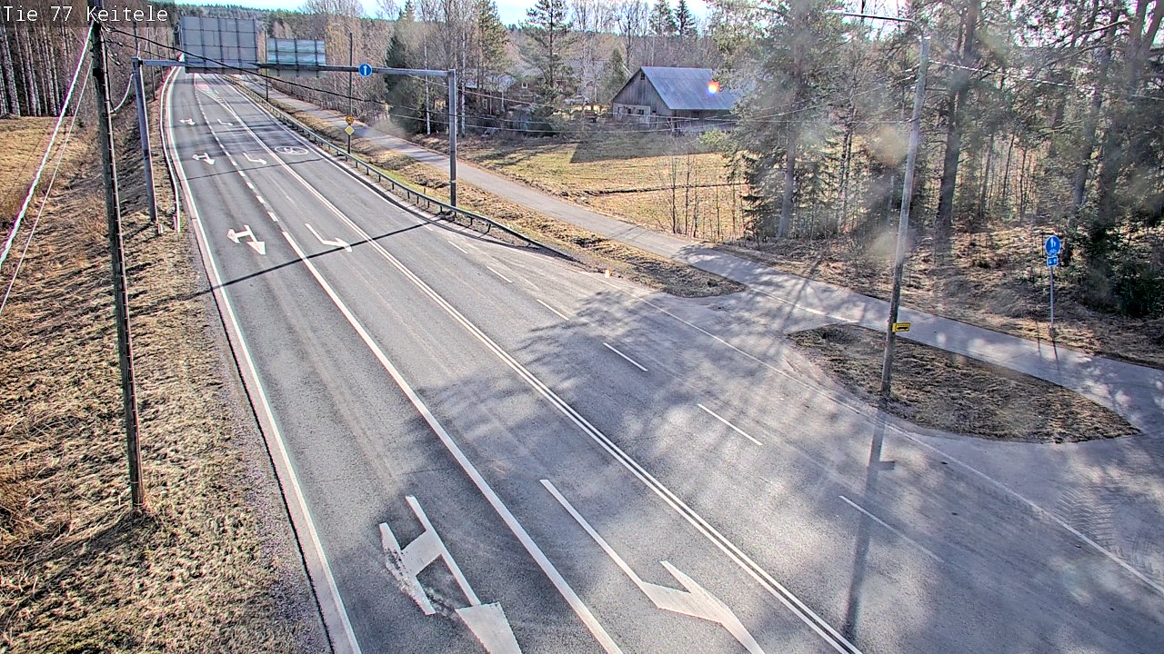 Weather Camera Image Väg 77 Keitele, Keitele, Pohjois-Savo