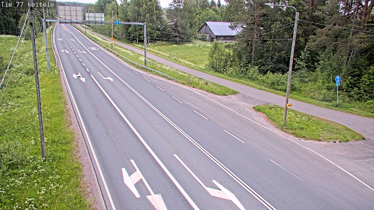 Kelikamerat Kuva Tie 77 Keitele, Keitele, Pohjois-Savo