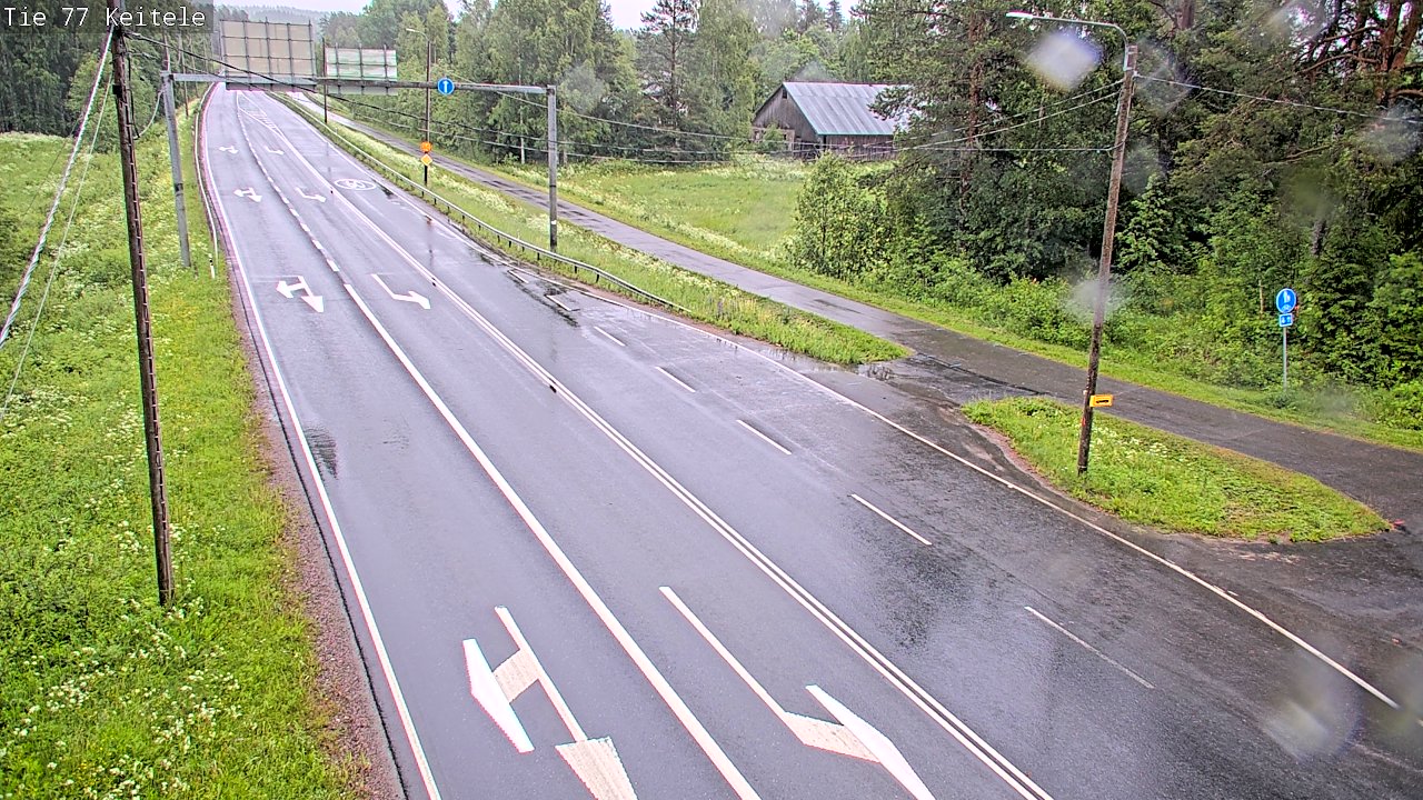 Weather Camera Image Road 77 Keitele, Keitele, Pohjois-Savo
