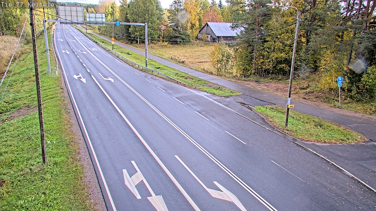 Weather Camera Image Road 77 Keitele, Keitele, Pohjois-Savo