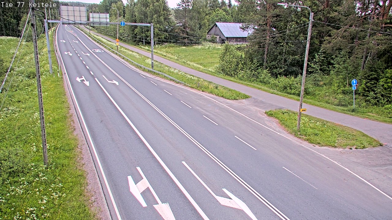 Kelikamerat Kuva Tie 77 Keitele, Keitele, Pohjois-Savo