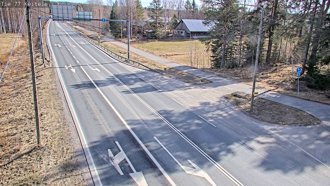 Weather Camera Image Väg 77 Keitele, Keitele, Pohjois-Savo