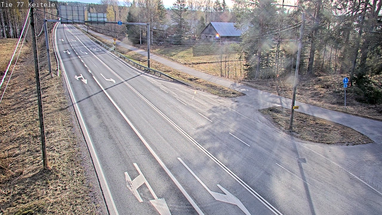 Weather Camera Image Road 77 Keitele, Keitele, Pohjois-Savo