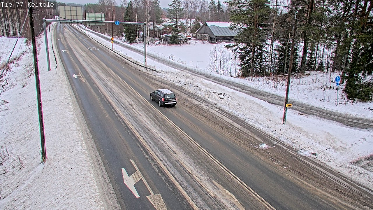Weather Camera Image Väg 77 Keitele, Keitele, Pohjois-Savo