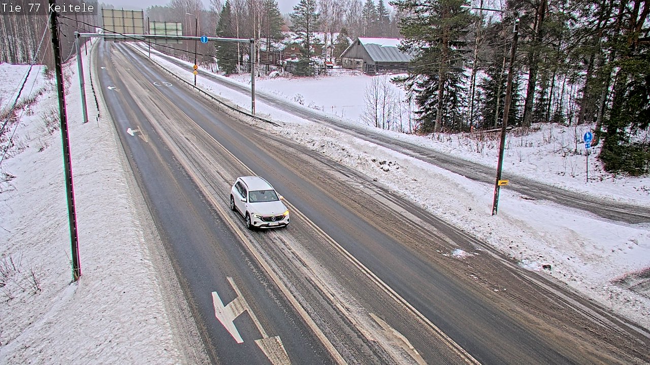 Weather Camera Image Väg 77 Keitele, Keitele, Pohjois-Savo