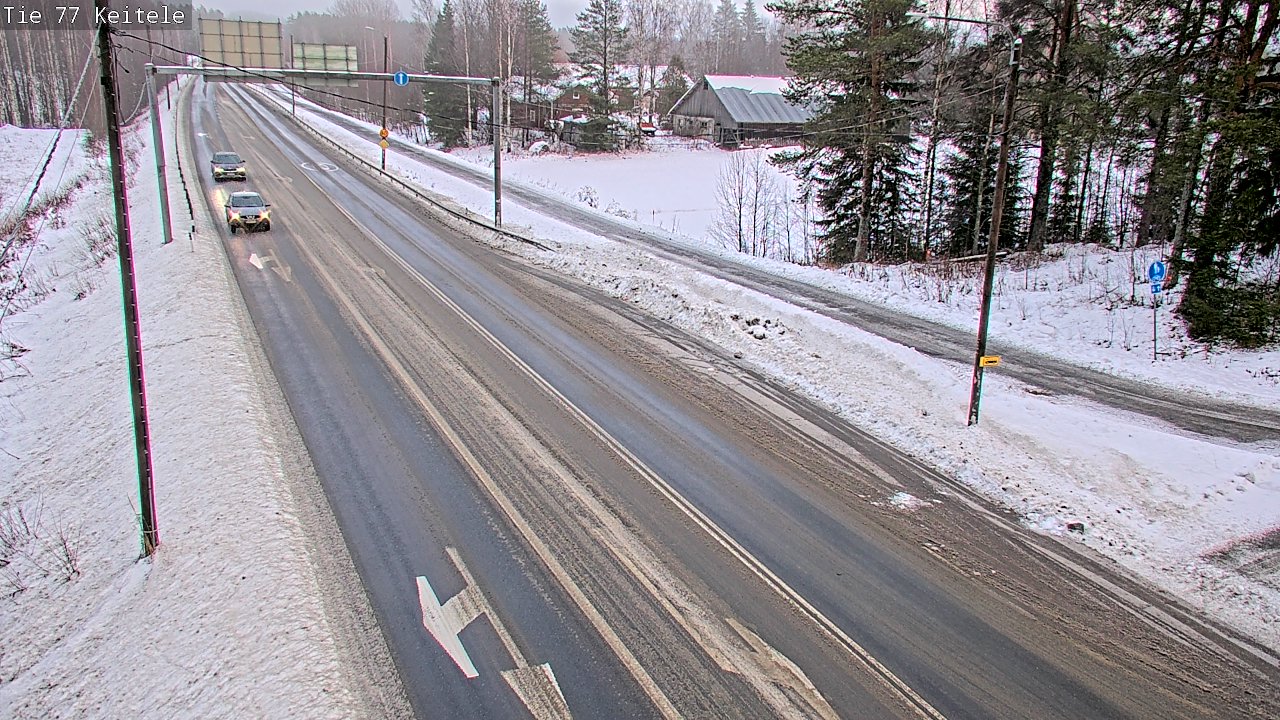 Weather Camera Image Väg 77 Keitele, Keitele, Pohjois-Savo